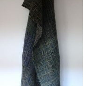 《手織り》薄手ウールコットンのマフラー