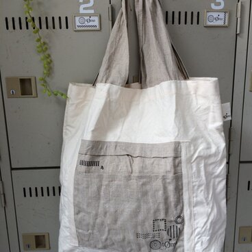 ダブルフェイス・太いトート