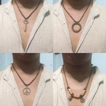 [送料無料]1つ200円！手作りネックレス販売！