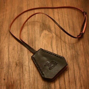 本革 クロシェット キーケース ネックストラップ ネックレス