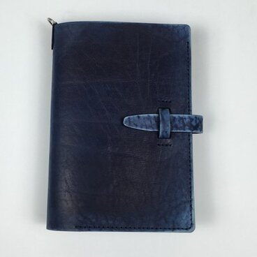 革手帳カバー【indigoDyed:藍染め】A6サイズ