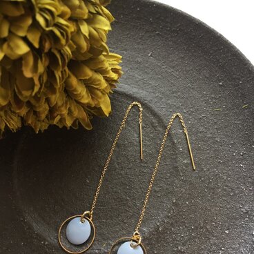 ﾌﾗﾝｽ産ﾊﾟｰﾂの揺れるｱﾒﾘｶﾝﾁｪｰﾝﾋﾟｱｽ　14kｇf　