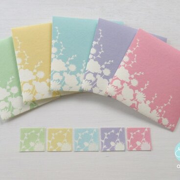 ぽち袋　メドウ花畑　（5枚入り）