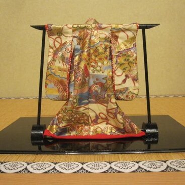 （送料無料）和裁のプロが作ったミニチュア着物