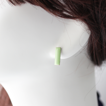 sippo stick  hiwa    七宝焼きビアス　(イヤリングへの変更可）