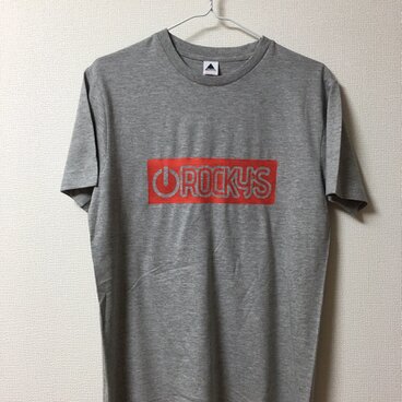【Power on】Rocky's オリジナルTシャツ グレー