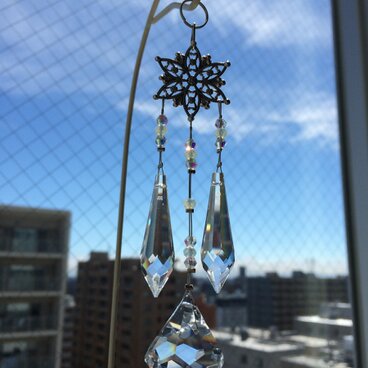 小さなシャンデリア♡スワロフスキー♡2way