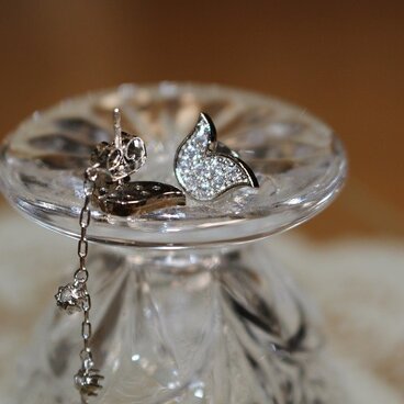 チューリップハートシルバーチェーン