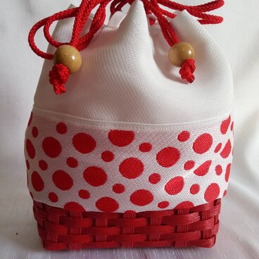 浴衣巾着  かご四角型