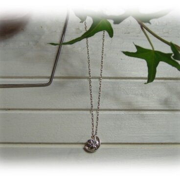 「裏四ツ葉物語」（NO.clo102S） 四つ葉デザインのシルバーネックレス（AG925）