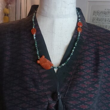 夏の夕暮れネックレス