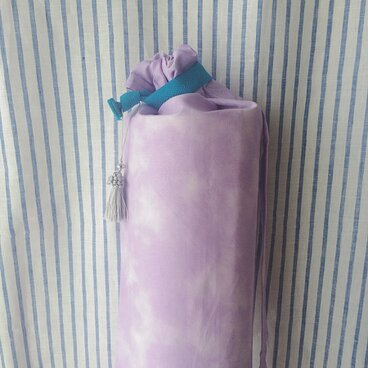 ダイダイ柄ヨガマットケース ラベンダー Mサイズ