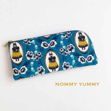 L字ファスナー長財布 Ophelia Teal Blue ＊131＊