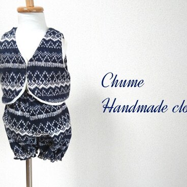 ふわふわノルディック柄セットアップ