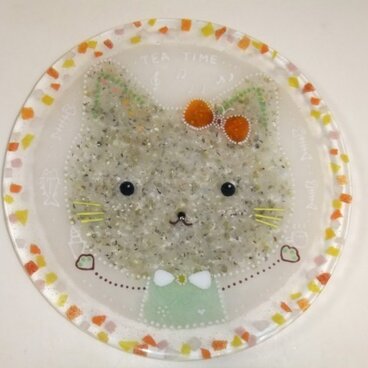 猫のケーキ皿
