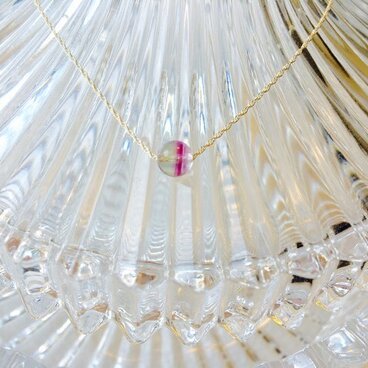 蛍石フローライトファントムクオーツの一粒ペンダントⅡ