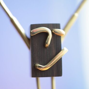 0029「黒檀＋真鍮」ひとこと mokujii