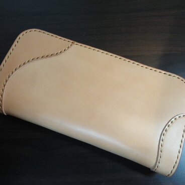 ロングウォレット１０　多脂ベンズ　fuku.fuku.レザー