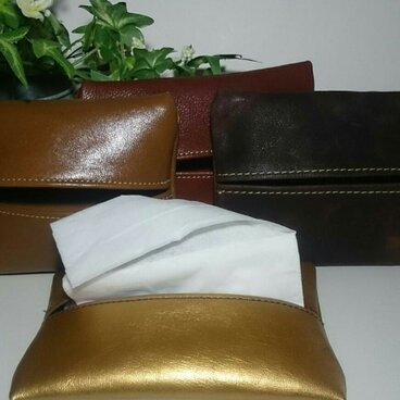 ♡女子も男子も女子力アップ♡シンプルなティッシュケース～ゴールド～