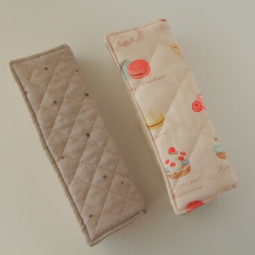 ランドセル肩パット（マカロン＆星）