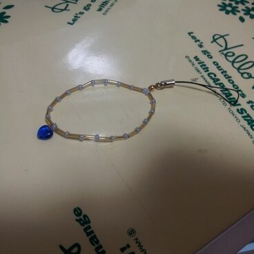 ハートのストラップ