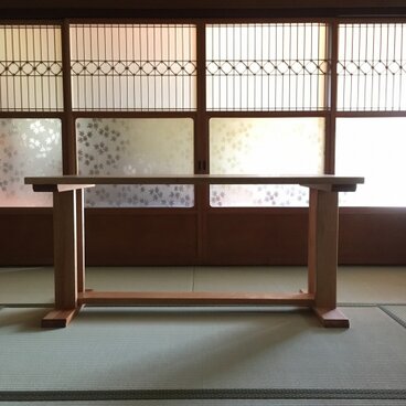 栗のダイニングテーブル