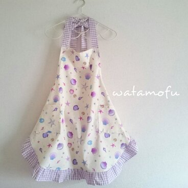 フリルのエプロン＊シェルパール