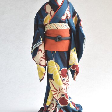 「ロマン」夢こべべ　／リメイク着物