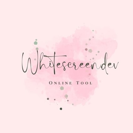White Screen - Whitescreen.dev