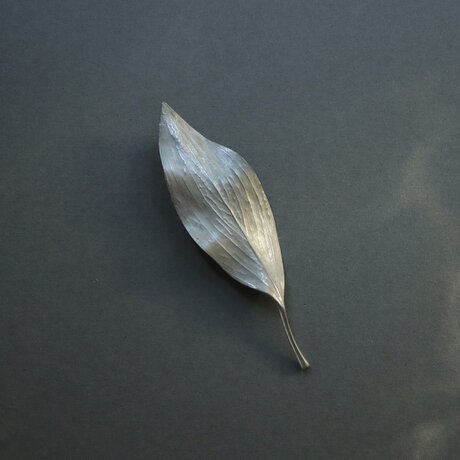 Leaf brooch Silver925の画像