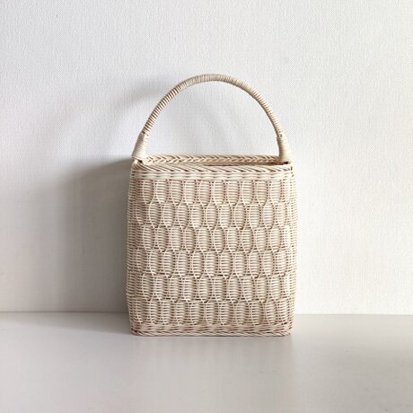 四角い手提げＢ（よろけ編み）