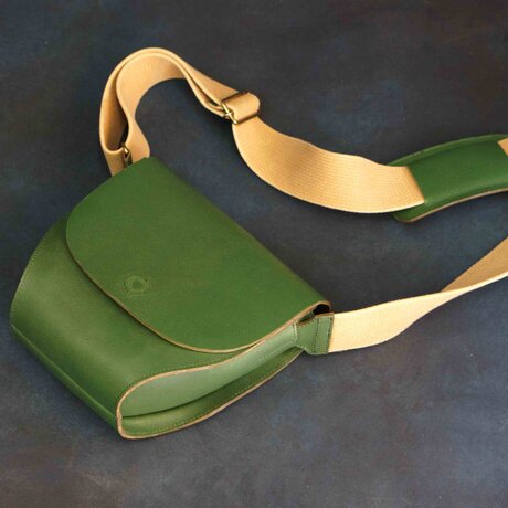 ポストマンバッグS#greenNUME－Leatherの画像