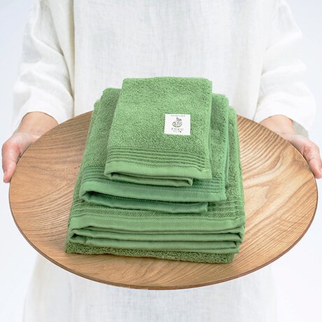 【NOKORI-FUKU のこり福】Matcha Towel 抹茶タオル ハンドタオルの画像