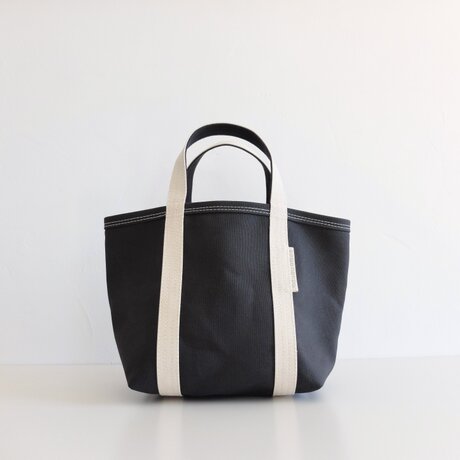 【受注制作】tote bag S size チャコール（ハリのある帆布）の画像