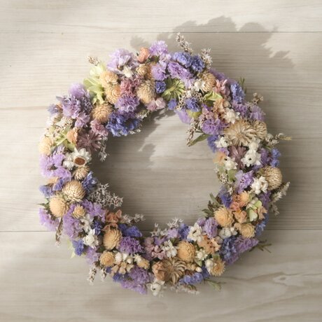 Sweet Lavender Wreath -dryflwer-の画像