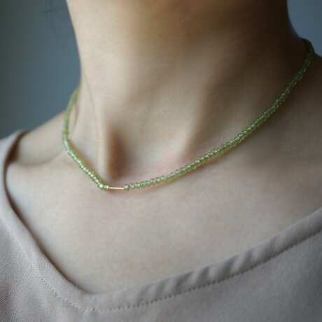 Peridot necklaceの画像