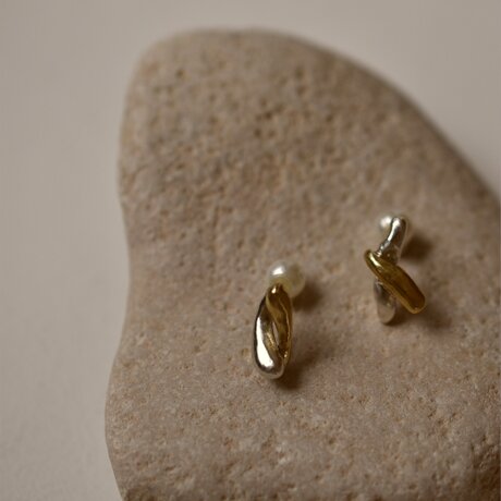 シルバーピアス " Harmonie 調和 "