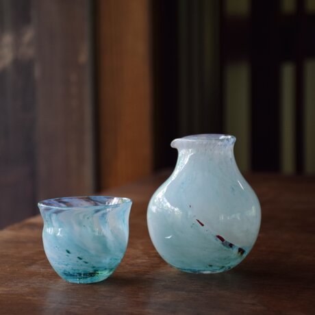 《冷酒セット》白銅箔