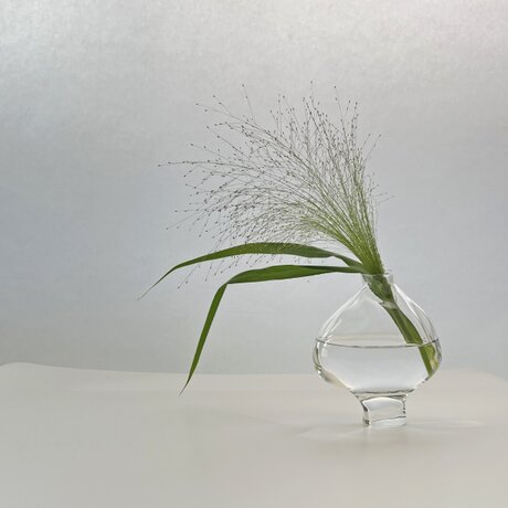 「heart」ガラスの一輪挿し 花瓶 フラワーベース