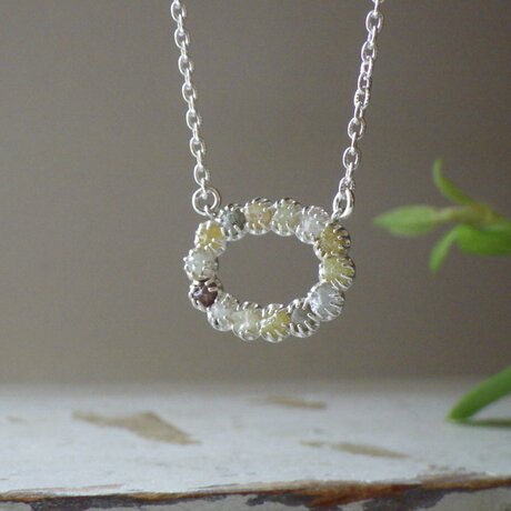 １点もの　SV原石ダイアのネックレス