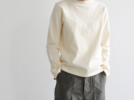 pablo cotton/center back long sleeve tshirt /pear sorbet/2サイズ展開の画像