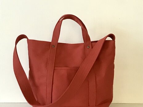 365TOTE - 2WAY（10号帆布/茜）の画像