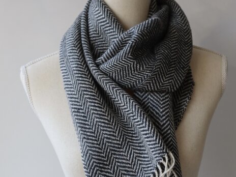 カシミヤx シルクマフラー 210107