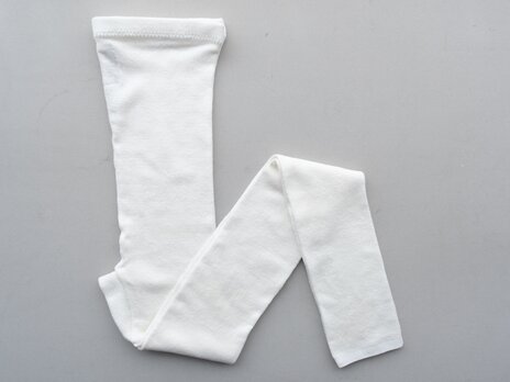 リネンニットレギンス マチ付き（オフ白）｜unisex 2 size