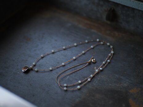 -Burma jade- long code necklaceの画像