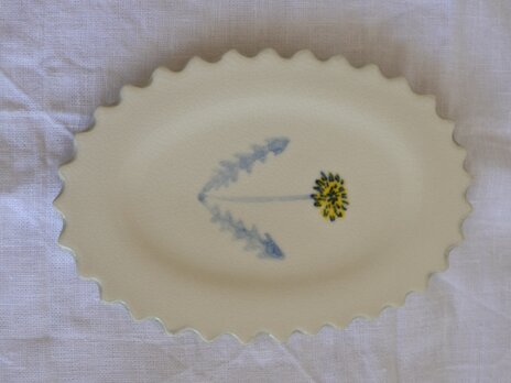 フリルオーバル小（タンポポ）