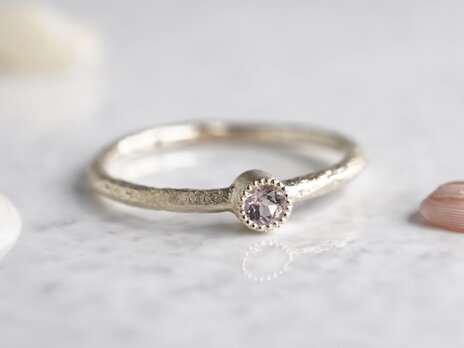 Morganite birthstone ring [R050K10MN]