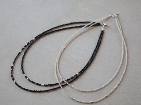 Short double necklace