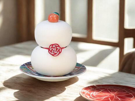 歳末大特価 陶器製 鏡餅 小【九谷焼】
