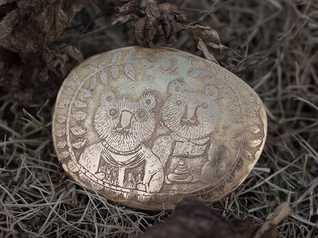 ブローチ「おやつにしましょ」